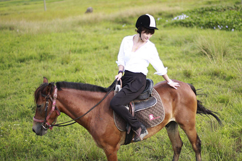 女人骑马——有益身心